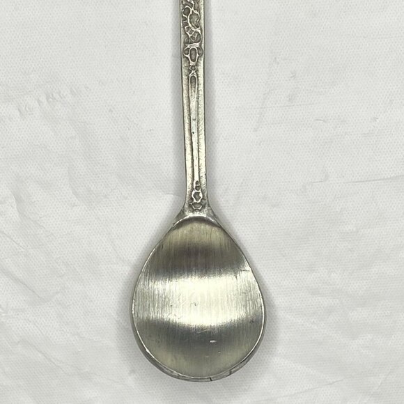 Souvenir Spoon British Columbia 4 3/4" Pewter By Boma Made In Canada Travel EUC - Picture 3 of 6